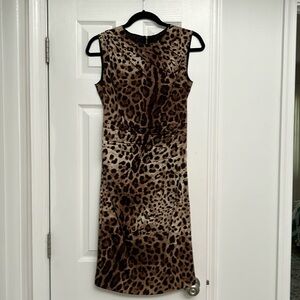 Dolce & Gabbana leopard print dress